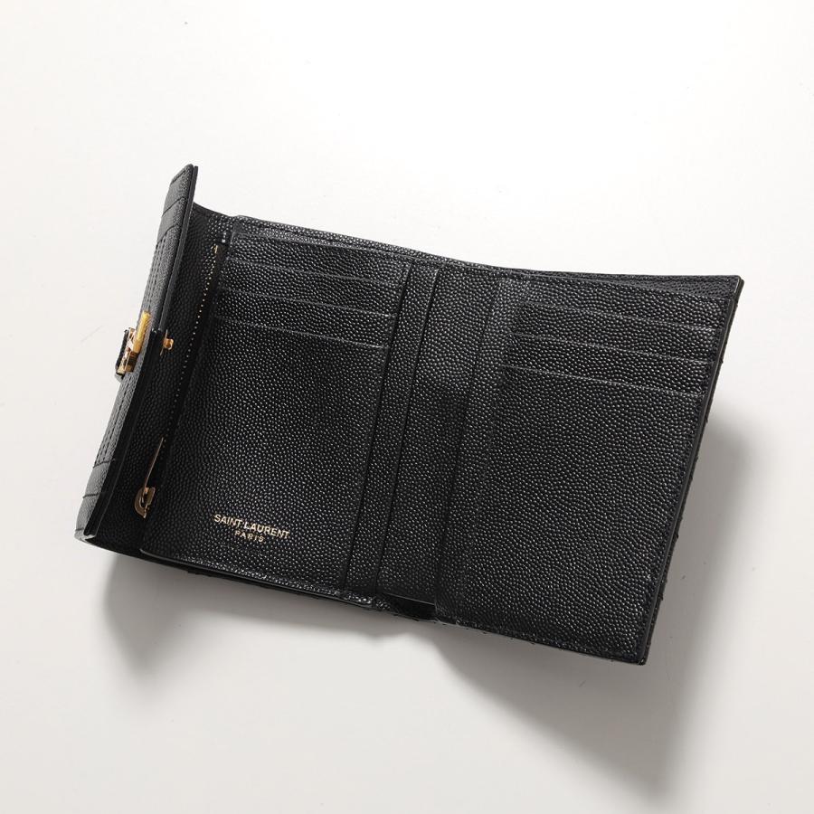 SAINT LAURENT サンローラン 三つ折り財布 651028 BOW91 レディース