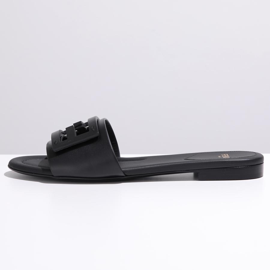 FENDI（フェンディ） サンダル BAGUETTE バゲット レザー スライド
