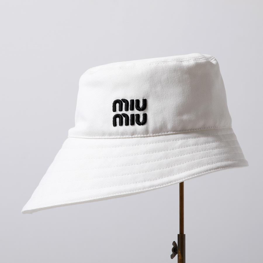 miu miu（ミュウミュウ） ハット 5HC341 2DXI レディース ドリルハット