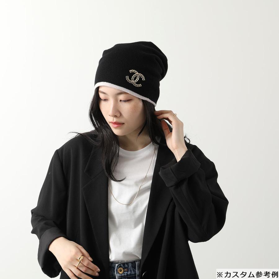 CHANEL（シャネル） ニット帽 AAA204 B17041 レディース カシミヤ ココ