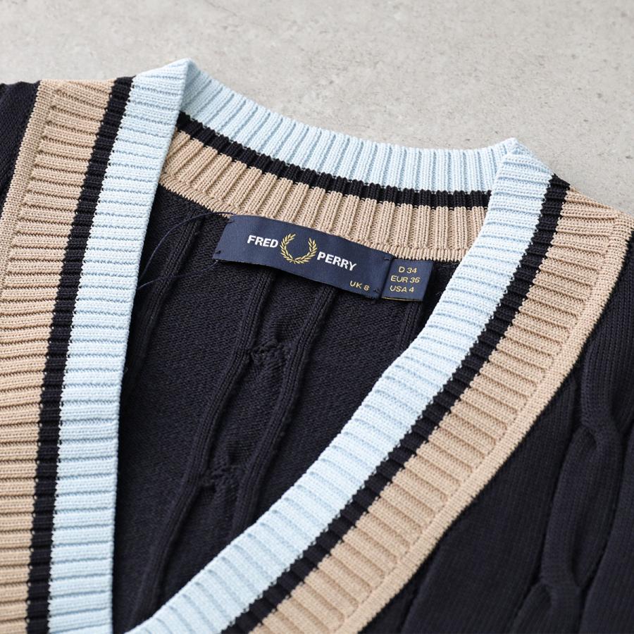 FRED PERRY（フレッドペリー） セーター BOLD TIPPED CABLE KNIT