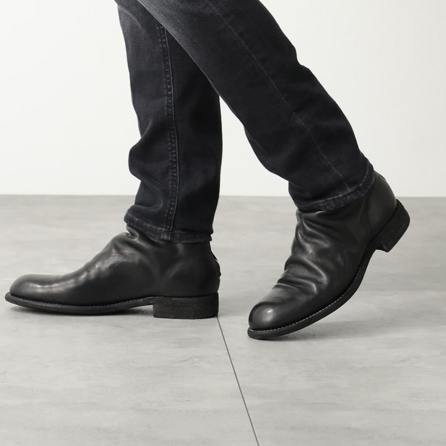 GUIDI（グイディ） バックジップブーツ 986X メンズ ホースレザー フル