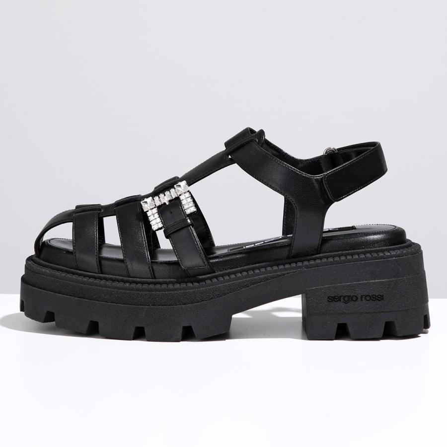 Sergio rossi（セルジオロッシ） サンダル SR TWENTY BUCKLE 025 トゥ