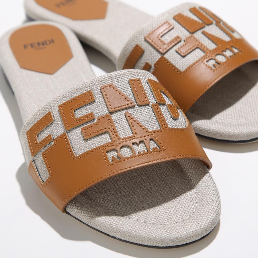 FENDI（フェンディ） サンダル 8R8337 AJZU レディース ロゴ フラット