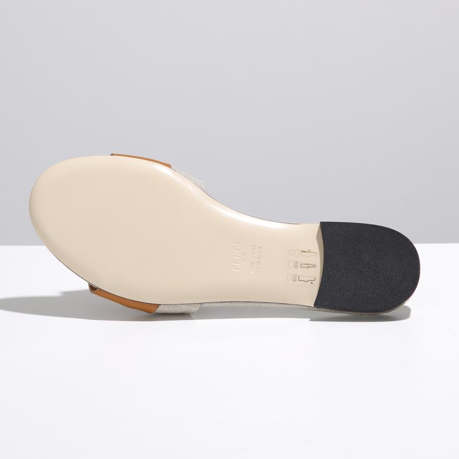 FENDI（フェンディ） サンダル 8R8337 AJZU レディース ロゴ フラット