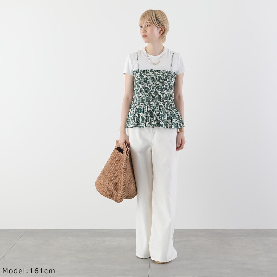 sara mallika（サラ マリカ） ビスチェ Cotton Poplin Print Cami Top