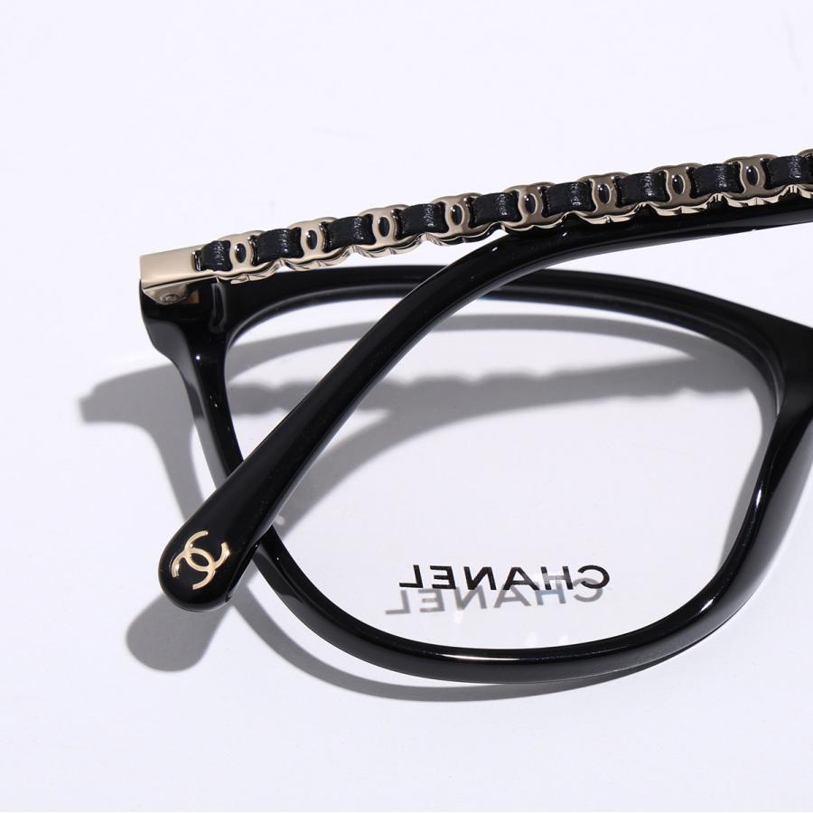 CHANEL（シャネル） メガネ 3408Q スクエア型 セルフレーム マトラッセ