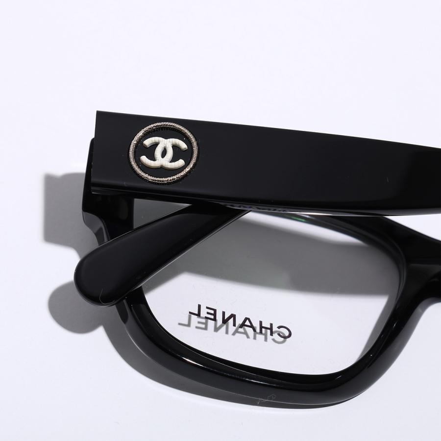 CHANEL（シャネル） メガネ 3455 スクエア型 セルフレーム ココマーク