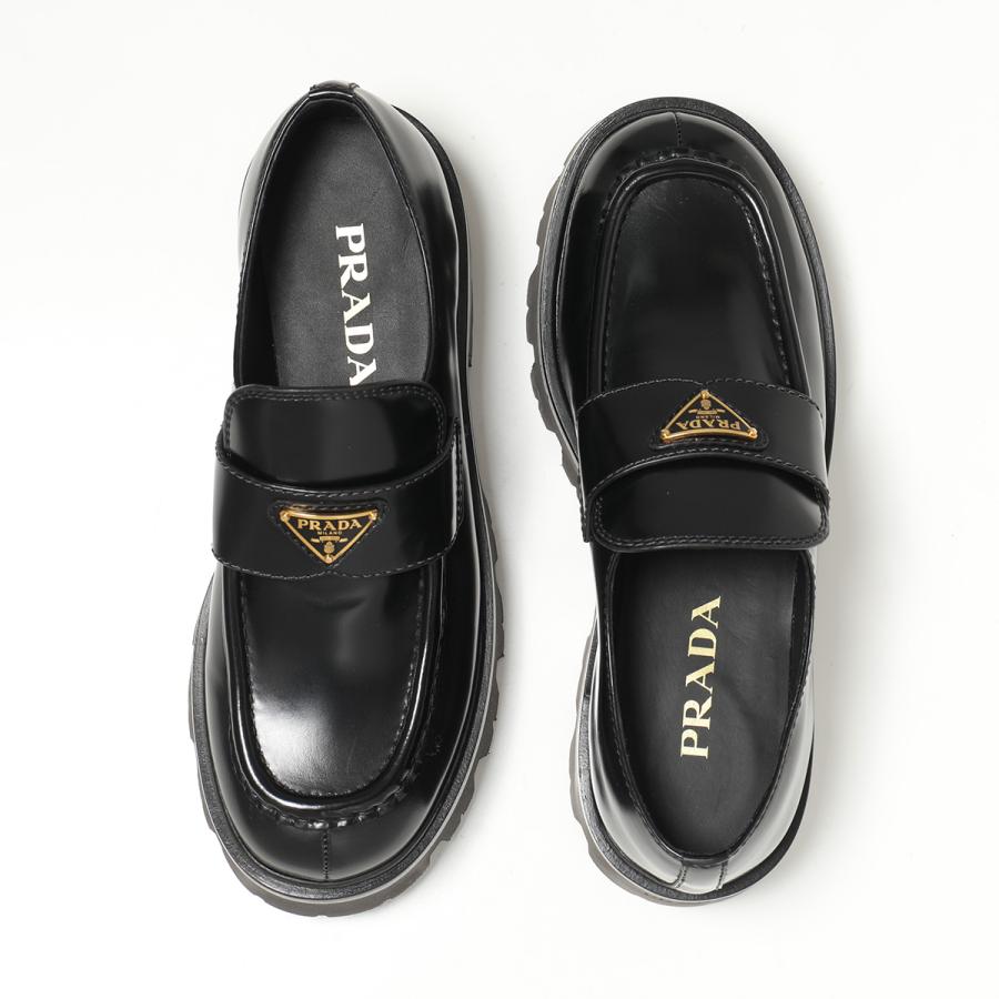 PRADA（プラダ） ローファー 1D185O 055 レディース ブラッシュド