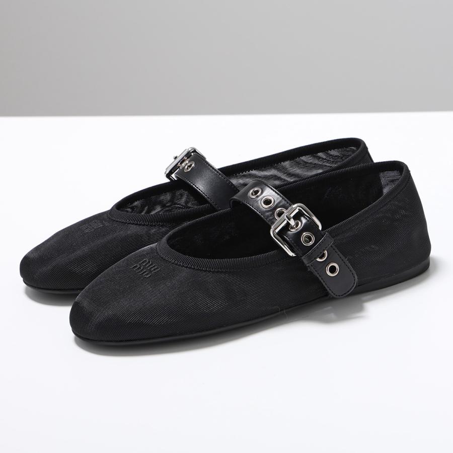 miu miu（ミュウミュウ） バレエシューズ 5F373E 099 レディース