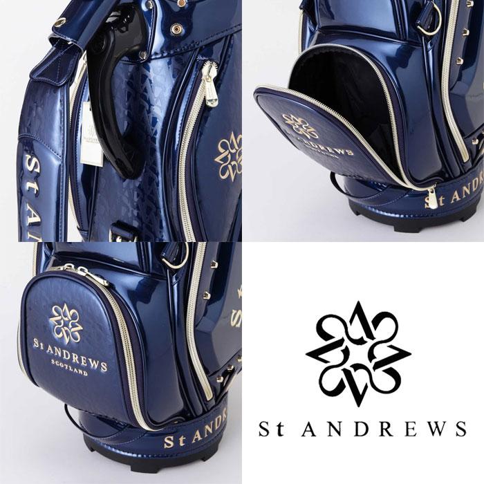 St ANDREWS セントアンドリュース 9.5型 キャディバッグ STAロゴ