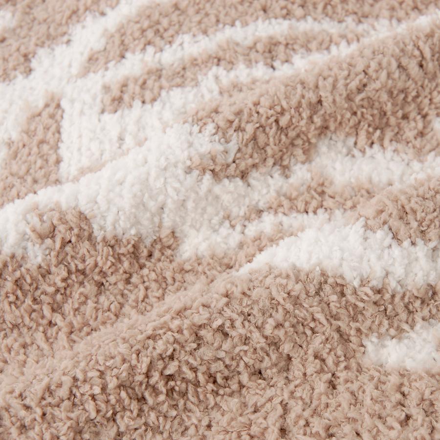 Kashwere（カシウエア） ブランケット ダマスク テディ×クリーム THCH