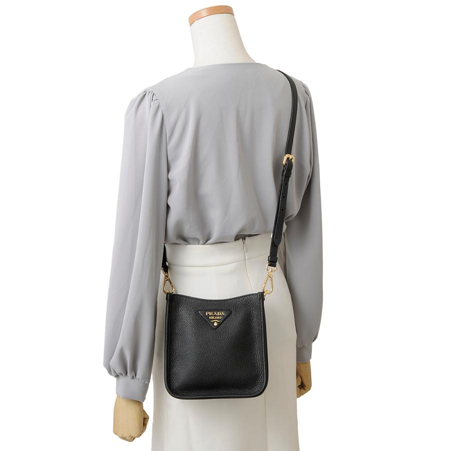 PRADA（プラダ） ショルダーバッグ レディース ブラック 1BH191 2DKV