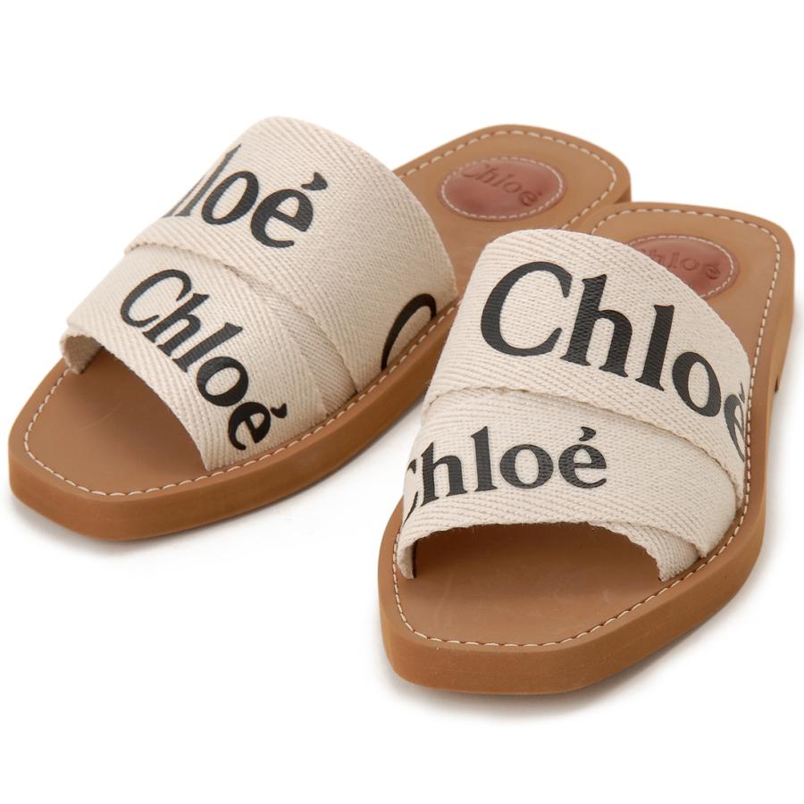 Chloe（クロエ） サンダル レディース ホワイト 22U188Z3 101 WOODY