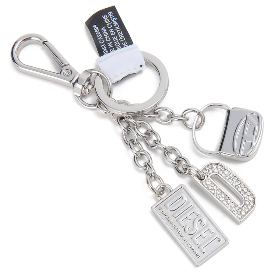 DIESEL（ディーゼル） キーホルダー キーチャーム シルバー