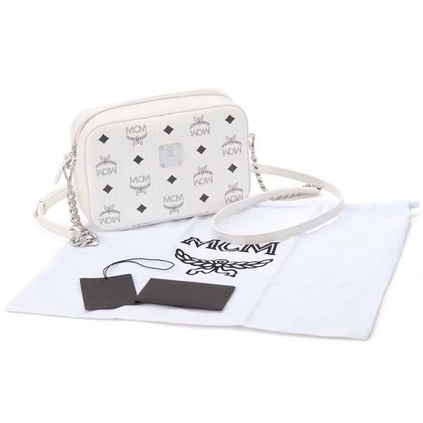 MCM（エムシーエム） ショルダーバッグ レディース ホワイト 白