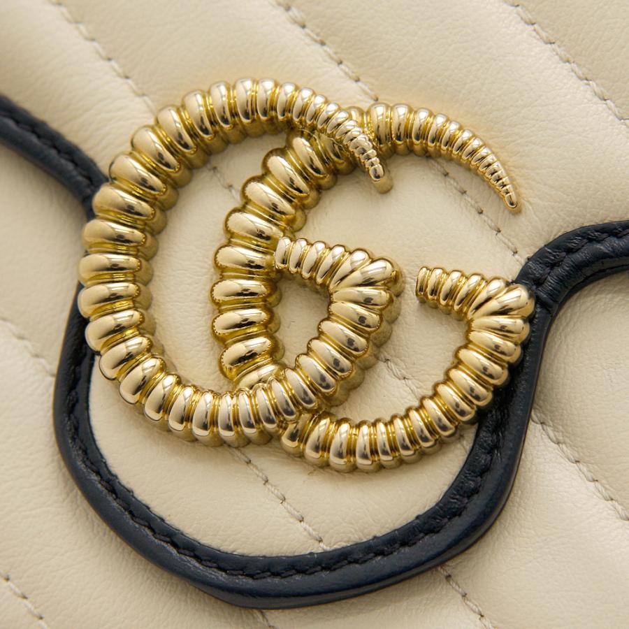 GUCCI（グッチ） 長財布 GGマーモント チェーンウォレット 573807