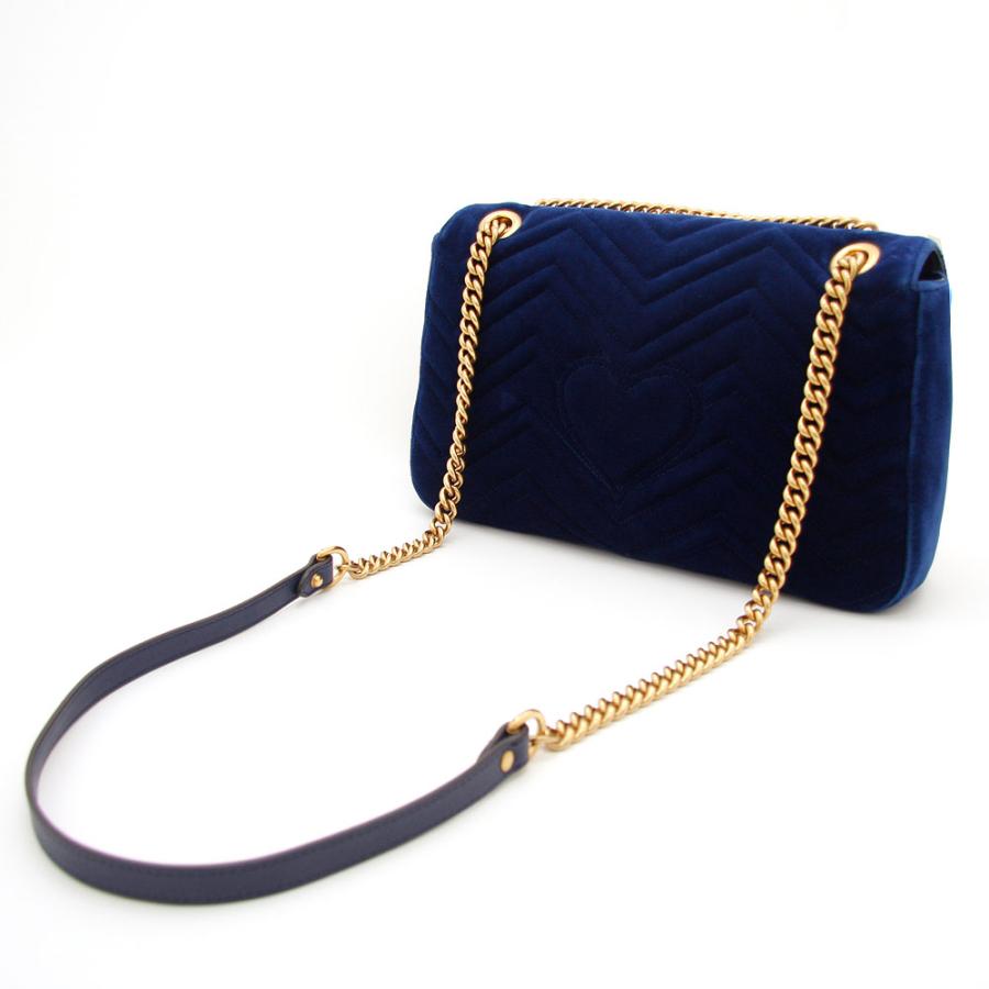 GUCCI（グッチ） ショルダーバッグ GGマーモント MODERN ベルベット