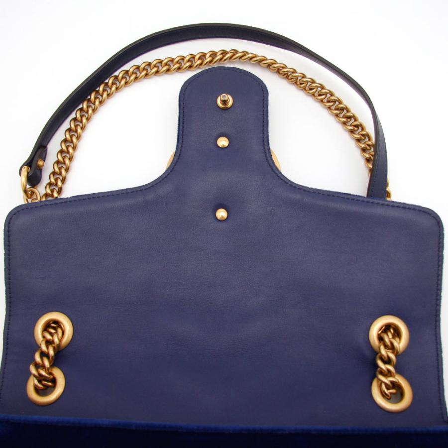 GUCCI（グッチ） ショルダーバッグ GGマーモント MODERN ベルベット