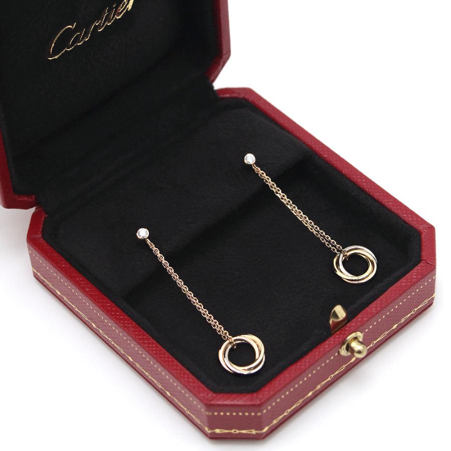 TRINITY（Cartier） カルティエ Cartier ピアス 新品仕上げ済 K18