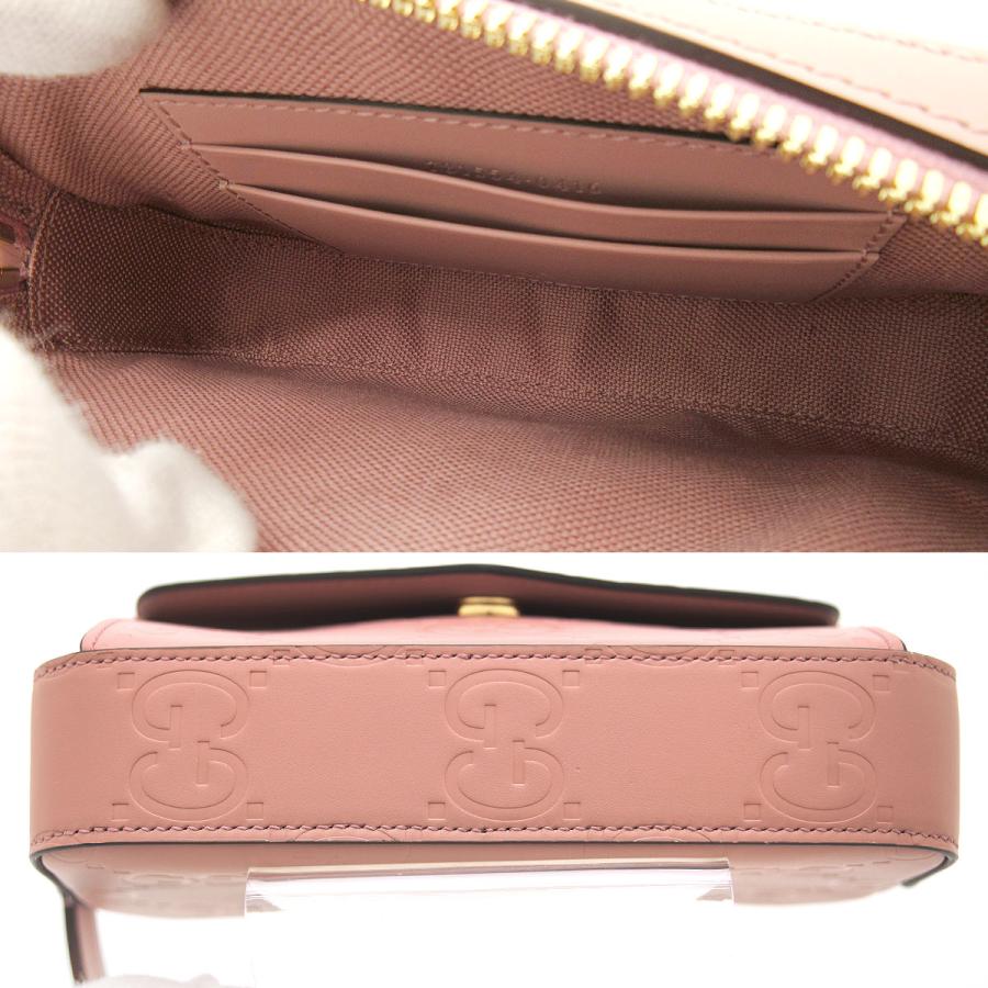 GUCCI（グッチ） GG ミニ ショルダーバッグ 781554 ピンク チェーン