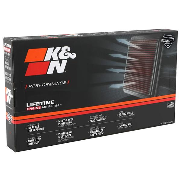 K&N エアフィルター 2022- ホンダ シビック タイプR FL5 純正交換 車検