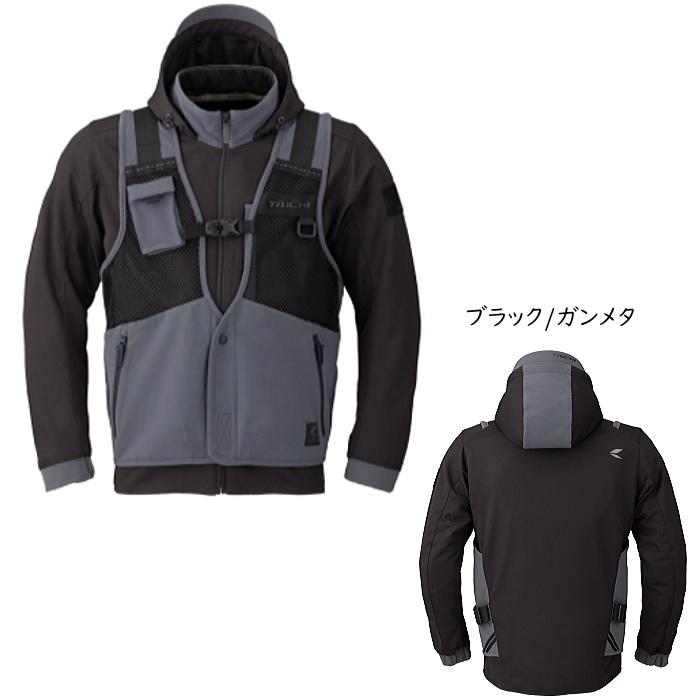 TAICHI 処分特価 RSタイチ RSJ347 オーバーラップ メッシュパーカ
