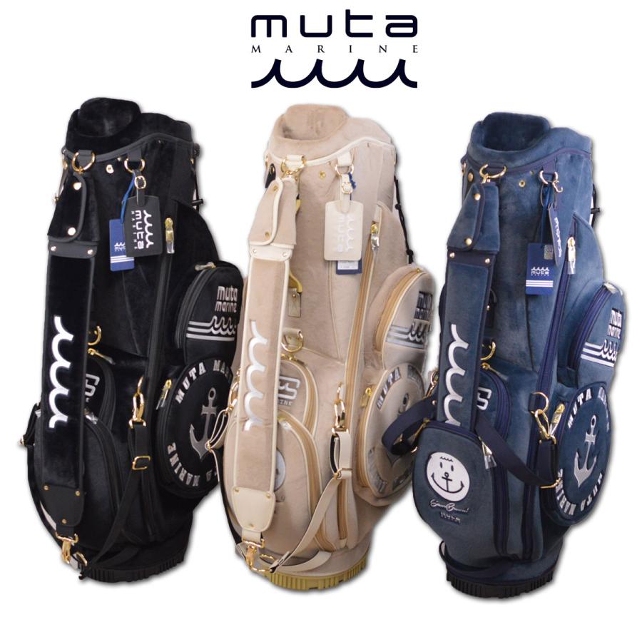muta（ムータ） キャディバッグ スタンド式 メンズ クリア 黒 紺