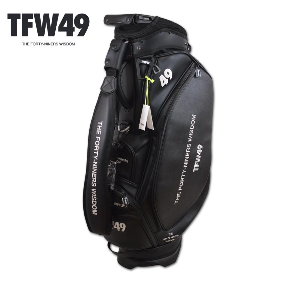 TFW49 キャディバッグ ゴルフバッグ 9インチ LEATER CADDIE BAG ゴルフ