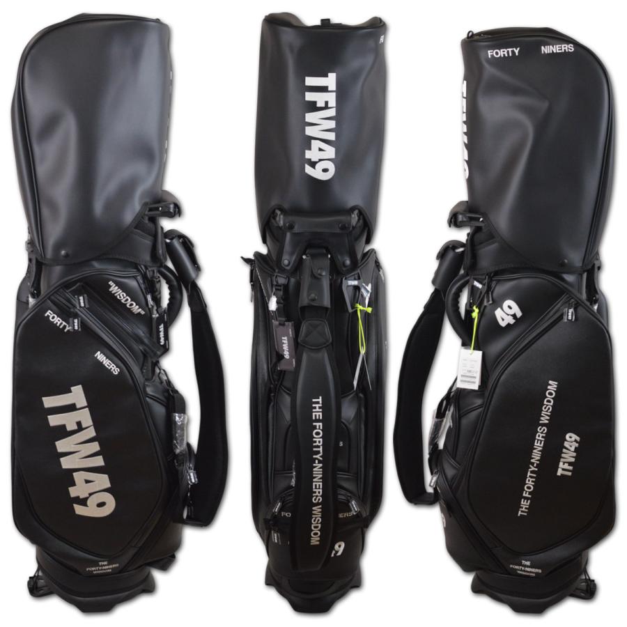 TFW49 キャディバッグ ゴルフバッグ 9インチ LEATER CADDIE BAG ゴルフ