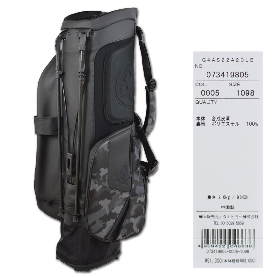 G/FORE（ジーフォア） キャディバッグ ゴルフバッグ スタンド式 9
