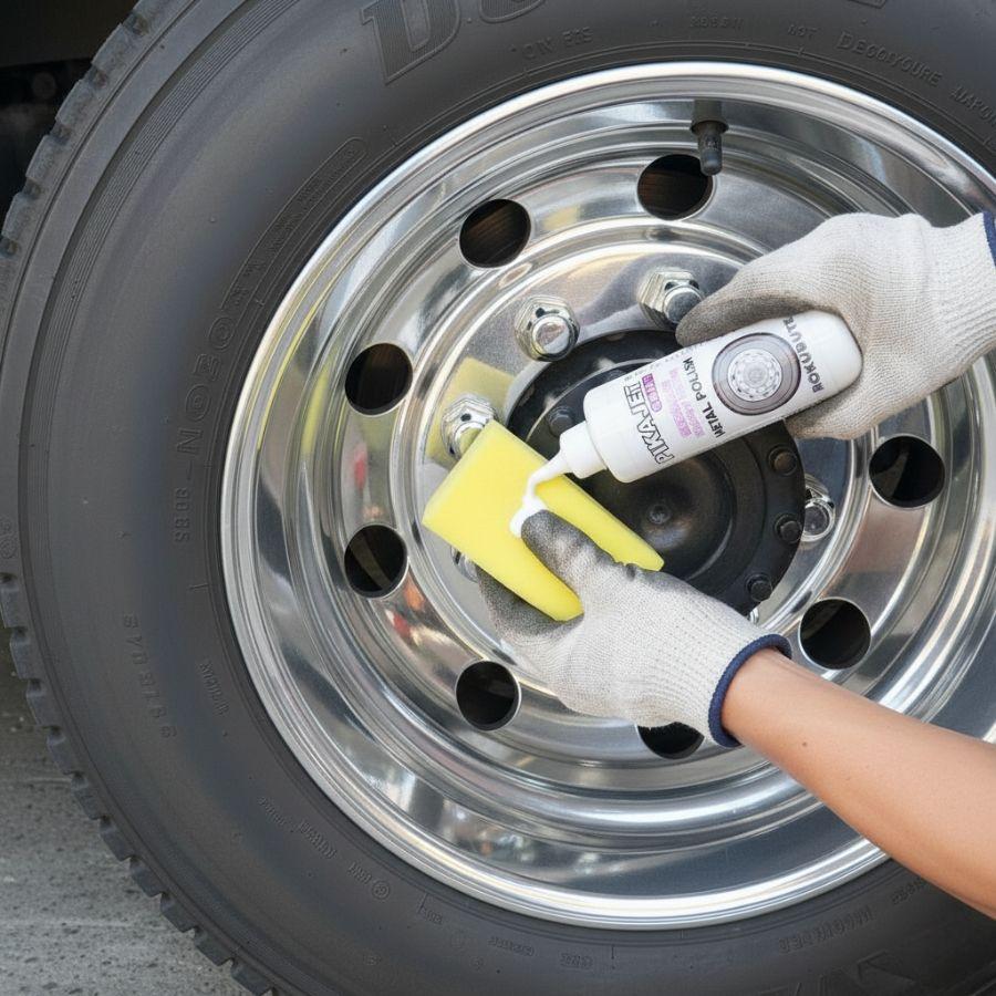 アルミホイール磨きに ピカジェット【ホワイト】 200ml 超鏡面金属磨き