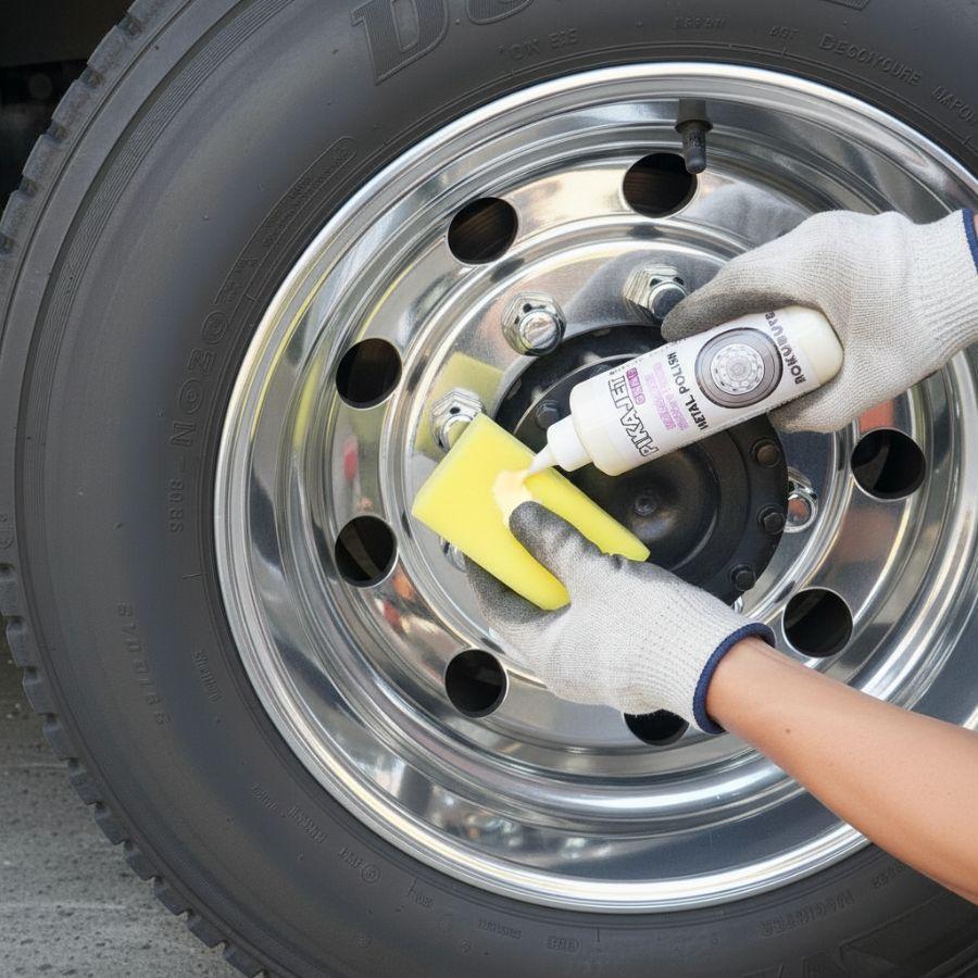 アルミホイール磨きに ピカジェット PRO【イエロー】 200ml 超超鏡面