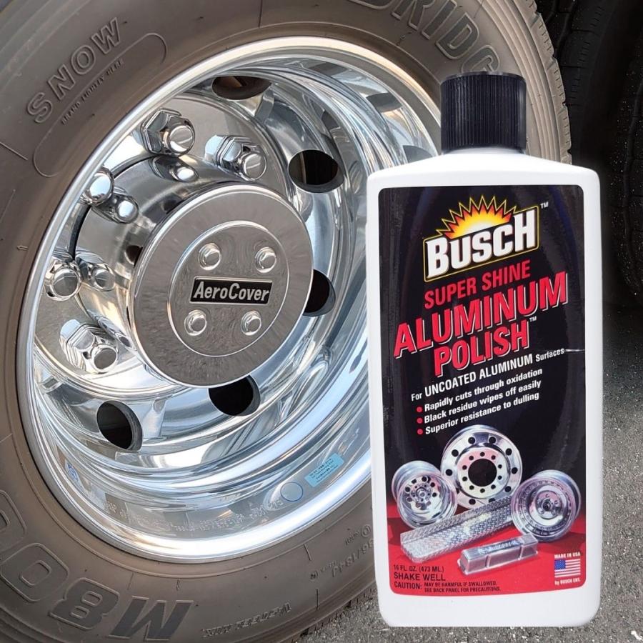 アルミホイール磨きに BUSCH ブッシュ アルミポリッシュ 473ml