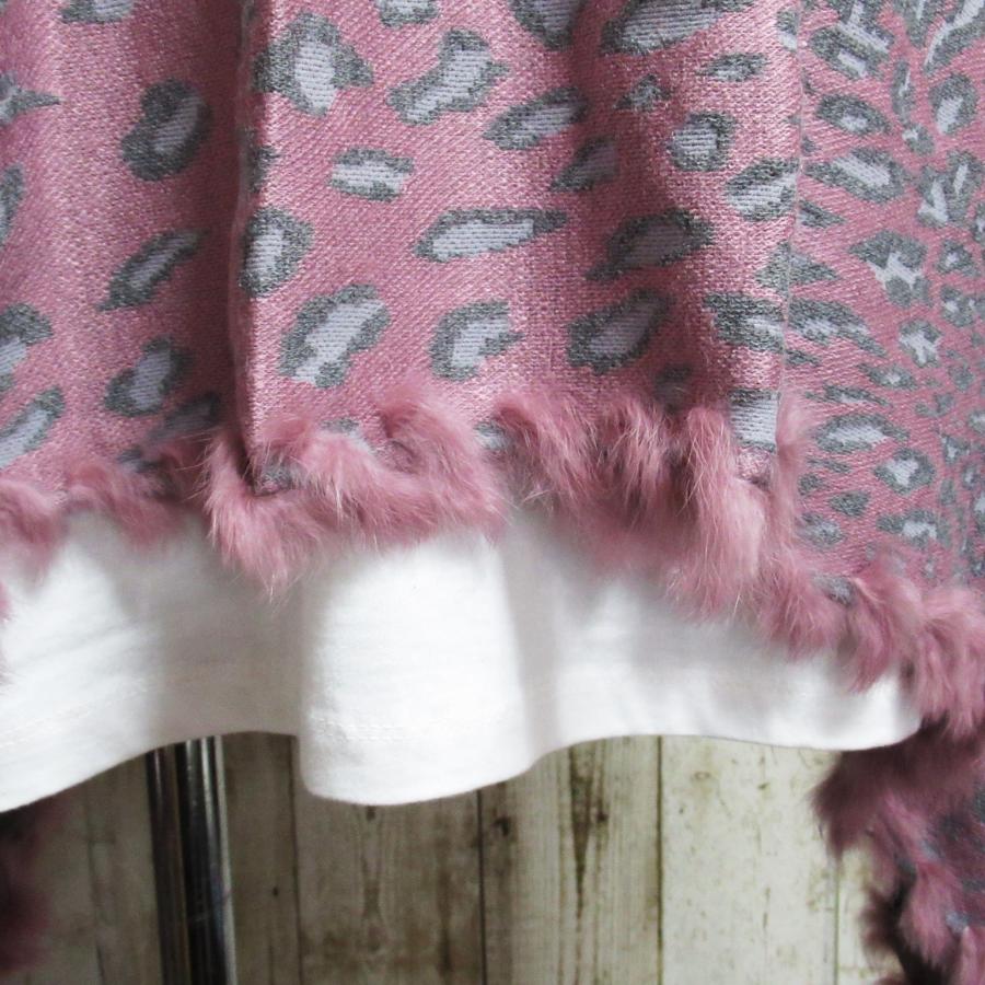 ポンチョ ケープ マント ラビットファー レディース 羽織りもの 大判