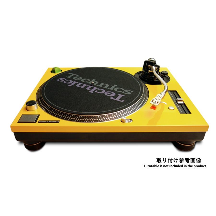 ターンテーブル カバー (Faceplate) イエロー 1枚 （for Technics SL