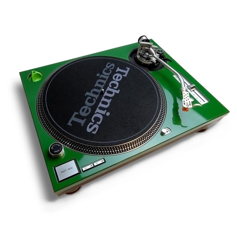 ターンテーブル カバー (Faceplate) グリーン 1枚 （for Technics SL