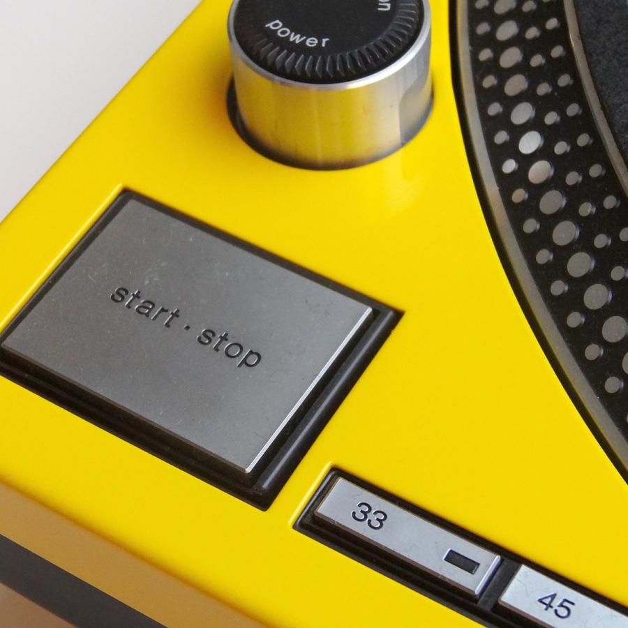 ターンテーブル カバー (Faceplate) イエロー 2枚組 （for Technics SL