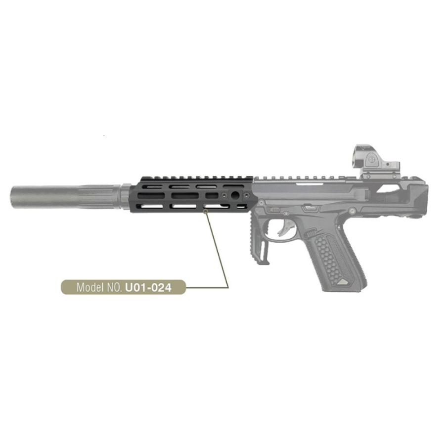 Action Army AAP-01 アサシン CNC M-LOK アルミハンドガードキット JP