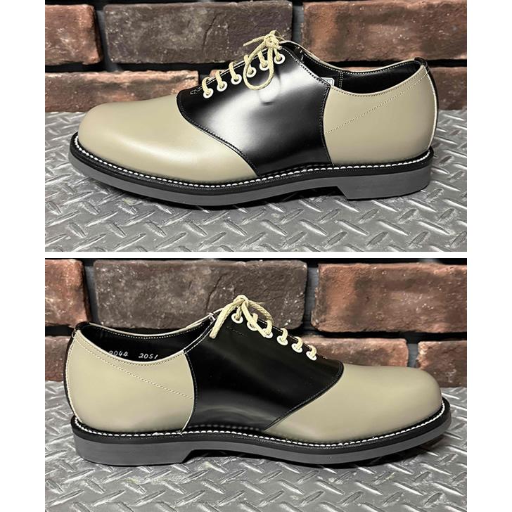 REGAL（リーガル） Saddle Shoes BLACK for Men & Women サドル