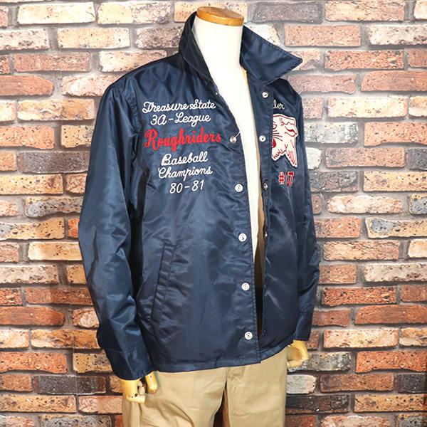 WHITESVILLE WHITESVILL NYLON COACH JACKET ROUGH RIDERS NAVY