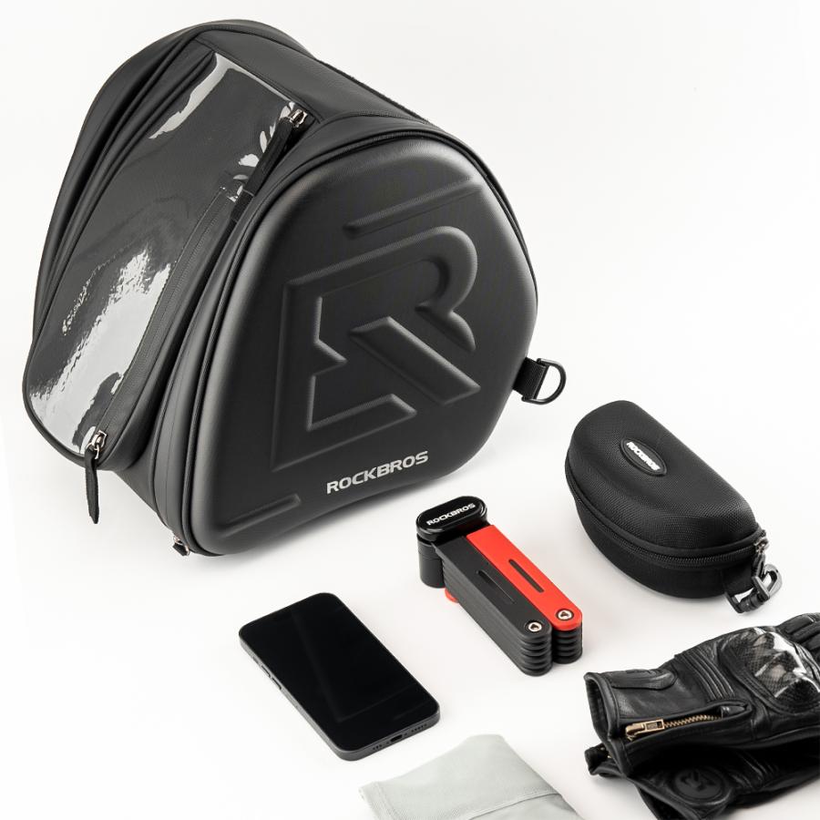 ROCKBROS バイク スクーター 大型 バイク用バッグ バッグ コンソール