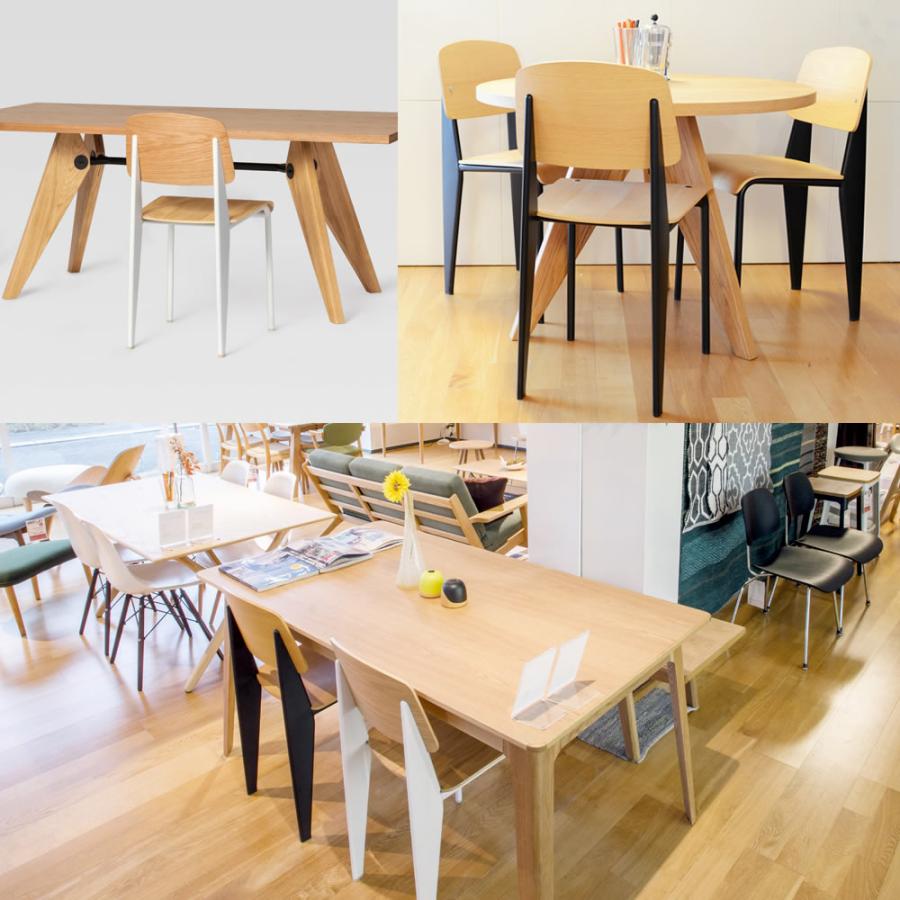 スタンダードチェア オーク材 リプロダクト 完成品 ブラック ホワイト