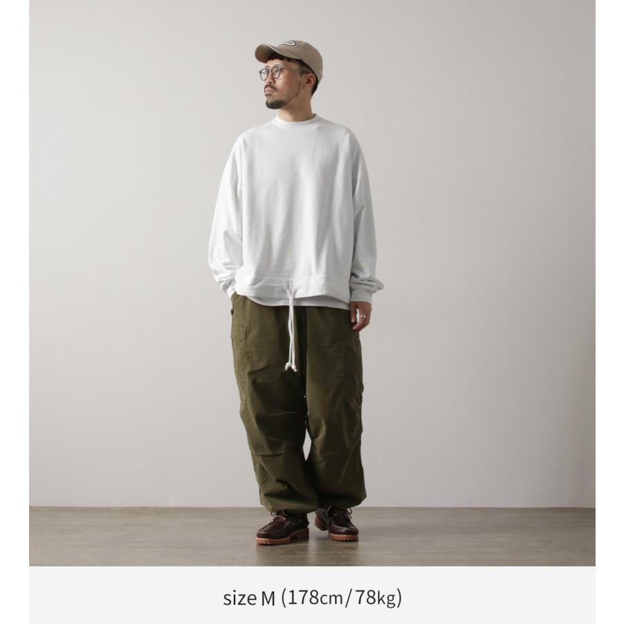 REMI RELIEF（レミ レリーフ） SP加工裏毛アウトドアBIGサイズクルー