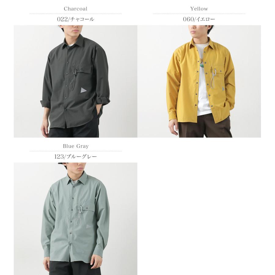 and wander（アンドワンダー） ドライ ブリザブル ロングスリーブ