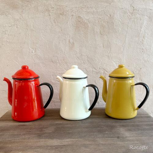 野田琺瑯（noda horo） キリンコーヒーポット 13cm ホーロー おしゃれ