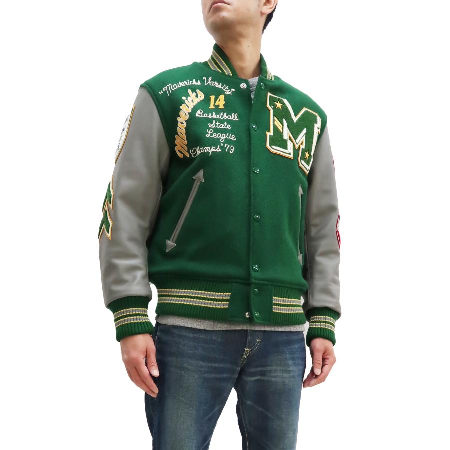 WHITESVILLE ホワイツビル スタジャン 30oz メルトン x ステアハイド