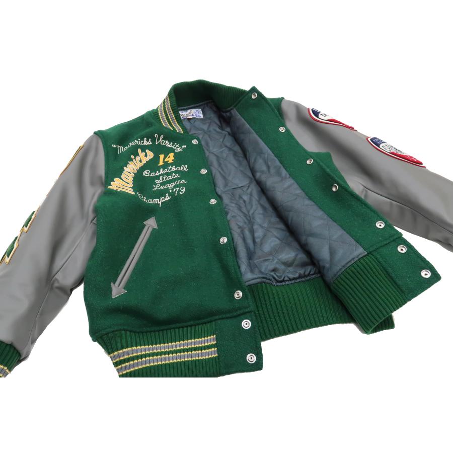 WHITESVILLE ホワイツビル スタジャン 30oz メルトン x ステアハイド