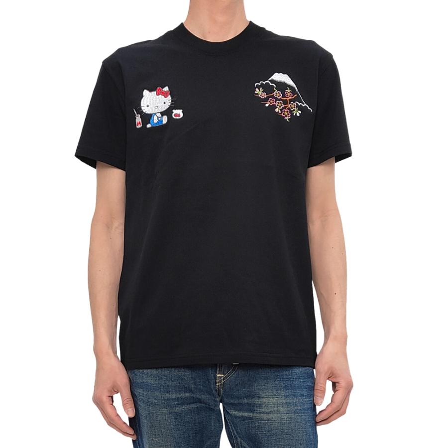 ハローキティ テンストライク 半袖Tシャツ キティちゃん 富士桜 日本