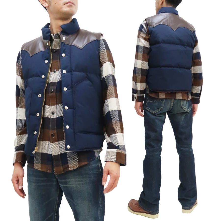 SUGAR CANE シュガーケーン ダウンベスト Sugar Cane レザーヨーク